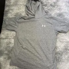 Under Armour ColdGear 半袖パーカーXXL グレー