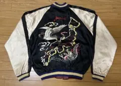 80's クリームソーダ ピンクドラゴン スカジャン 当時物 - メルカリ