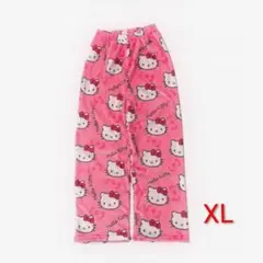 ハローキティ ルームウェアパンツ XLサイズ モコモコタイプのサムネイル