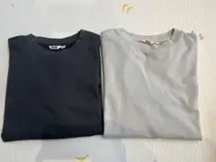 エアリズムコットンオーバーサイズTシャツ/5分丈　Lサイズ