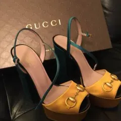 限界値下げ!!【超美品】GUCCI 靴 ハイヒール サンダル 35ハーフ