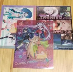 かぐや＆酒寄彩葉＆月見ヤチヨ】超かぐや姫！ラフ原画 クリアファイル