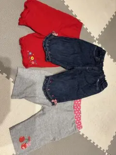 ミキハウスシリーズ　90cm ボトムス まとめ　3点セット