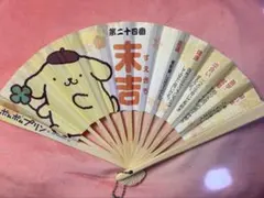 東郷神社　扇子おみくじ　ポムポムプリン