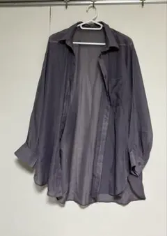 INGNI イング シアーシャツ 長袖 シャツ パープル　レディース 夏 【M】