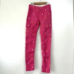 MARK&LONA マーク&ロナ ゴルフウェア　パンツ ピンク 刺繍パンツ S MARK&LONA マーク&ロナ ゴルフウェア パンツ ピンク 刺繍パンツ S