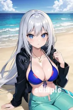 オリジナル美少女イラスト ポスター　A4サイズ　アニメ　送料無料 GZ0118