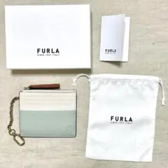 【美品】フルラ　FURLA GRAZIA カードケース S フラグメントケース