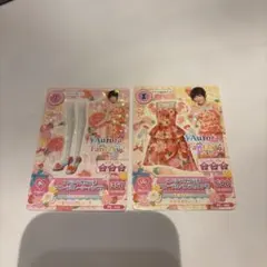アイカツカード スペシャルコラボ フローラル ワンピとシューズ ぱるるコラボ