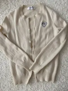 PLAY COMME des GARÇONS カーディガン アイボリー Mのサムネイル