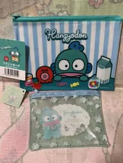 ハンギョドン　フラットポーチ　ミニフラットポーチ　セット　サンリオ