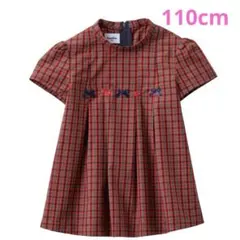 familiar ファミリア 半袖チュニック110cm レッド