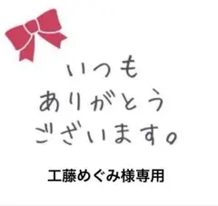 工藤めぐみ様専用
