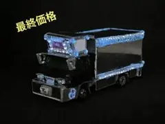1/64トミカ日産キャブオール　 自作カスタム蓄光デコトラミニカー　発光仕様のサムネイル