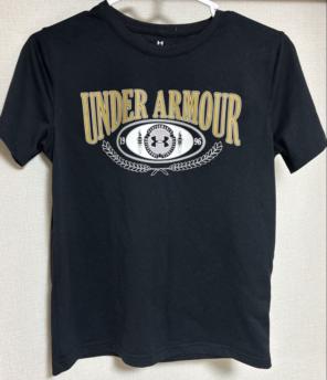 Under Armour ブラック Tシャツ YLG/JG/G