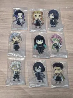 鬼滅の刃　一番くじ　きゅんキャラ　アクリルスタンド　鬼の棲む街　柱