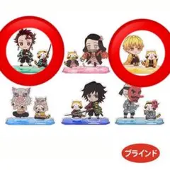 鬼滅の刃 ラスカル アクリルスタンド 炭治郎 善逸セット