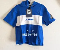 新品未使用　XLARGEフード付きTシャツ