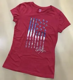 TOMMY HILFIGER トミー ヒルフィガー 半袖Tシャツ レッド