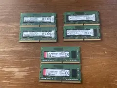 【動作品摘出】3メーカー メモリ4GB 2枚×3＝計6枚