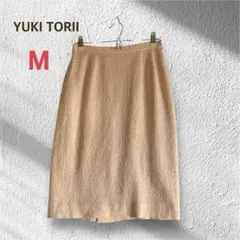 ユキトリイ タイトスカート M コーラルピンク 日本製 上品 清楚 オフィスのサムネイル