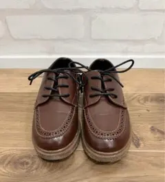 ブラウン フォーマルシューズ　入学式　卒業式