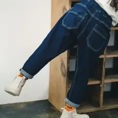 branshes ガーデナーテーパードデニムパンツ