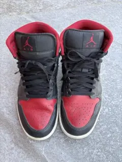 Air Jordan ブラック/レッド ハイカットスニーカー