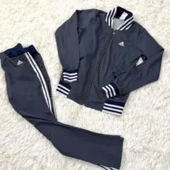adidas ダークグレー ジャージセット　Mサイズ