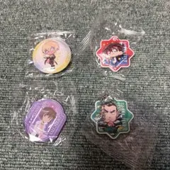 名探偵コナン くら寿司 缶バッジ キーホルダー 等 4個セット