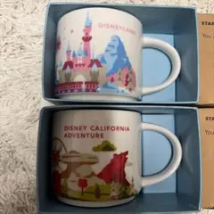 Starbucks Disney マグカップ2個セットカルフォルニアディズニーのサムネイル