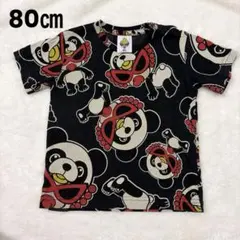 HYSTERIC MINI ヒステリックミニ 半袖Tシャツ80cm パンダ　総柄