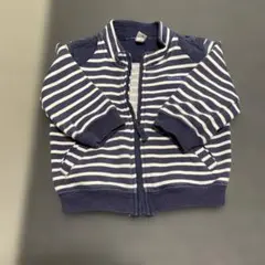 babyGap ネイビーとホワイトのストライプ トレーナー