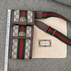 GUCCI スマホショルダーバッグ カードケース ウォレット付のサムネイル
