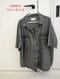 LAKOLE（ラコレ） デニムシャツ 半袖