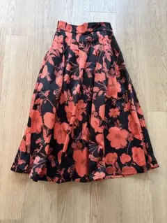 eimy istoire エイミーイストワール 花柄 フレアスカート S