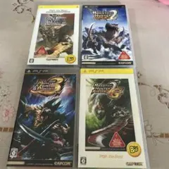 モンスターハンターポータブル 初代　2nd 2ndG 3rd PSP 4本セット
