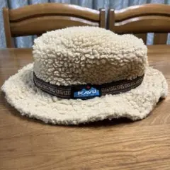 KAVU カブー バケットハット ベージュ　L ファーボールブーニー 61cm