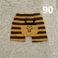 ベビー　ハーフパンツ　ハチ　ボーダー　90