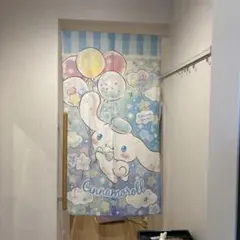 シナモロール のれん　 風船デザインのサムネイル