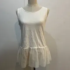 MELROSE CLAIRE　レディース　ノースリーブインナー　フリル付きのサムネイル