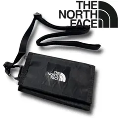 新品 ノースフェイス X-PAC 三つ折り財布 ウォレット ショルダー付 黒