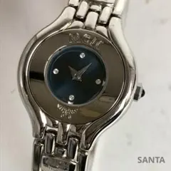 MCM エムシーエム 時計 腕時計 クォーツ ブルー 青 文字盤 ラインストーンのサムネイル