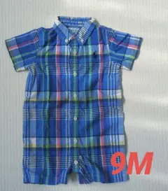 Ralph Lauren チェック柄ロンパース 9M