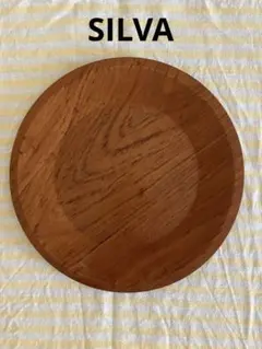 ヴィンテージ　SILVA チークウッド　トレイ　プレート