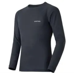 美品　モンベル　ジオラインラウンドネックシャツ Men’s 黒