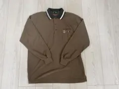 【未着用】メンズ 薄手ロンT ブラウン Mサイズ