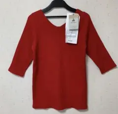 【新品】niko and...   7分袖 リブ トップス (M) ニコアンド