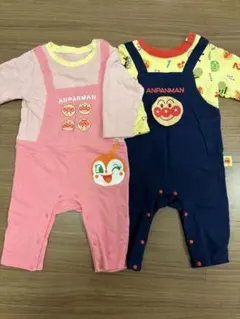 アンパンマンロンパース2色セット