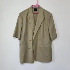 Spick and Span ライトドライクロスハーフスリーブジャケット24ss